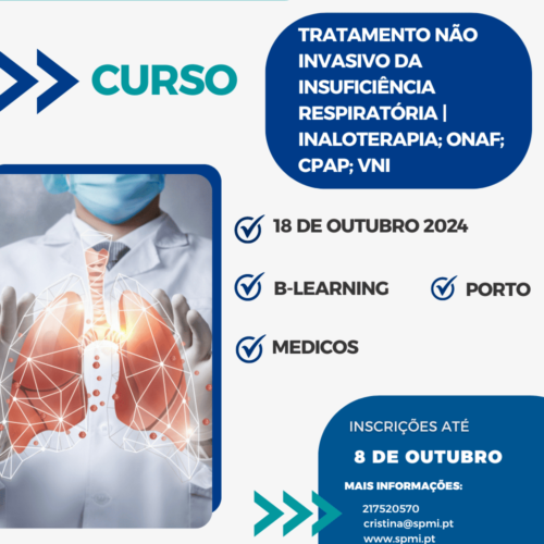 Curso de Tratamento não invasivo da Insuficiência Respiratória – Inaloterapia; ONAF; CPAP; VNI