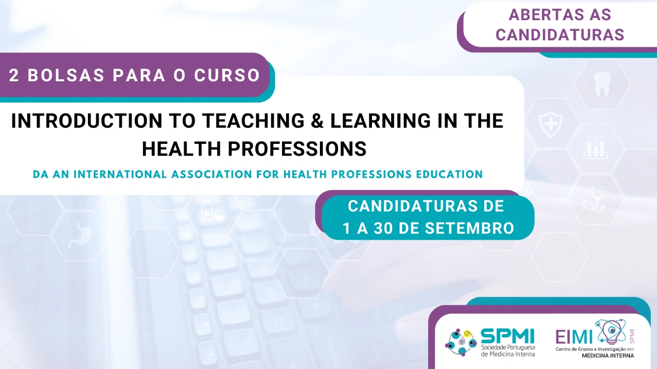 Bolsas de Estudo para Curso Online de Formação em Educação Médica: Introduction to Teaching & Learning in the Health Professions