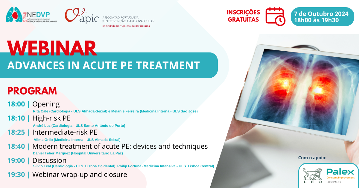 Webinar Advances in Acute PE Treatment