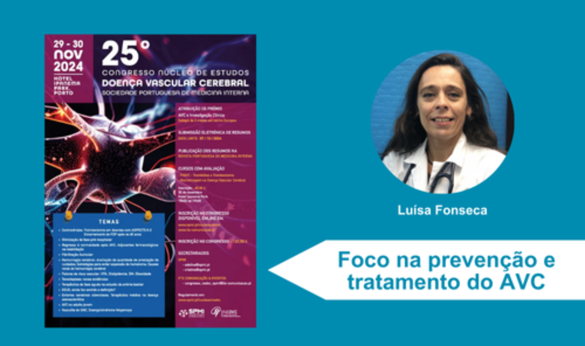 25.º Congresso do NEDVC: Foco na prevenção e tratamento do AVC