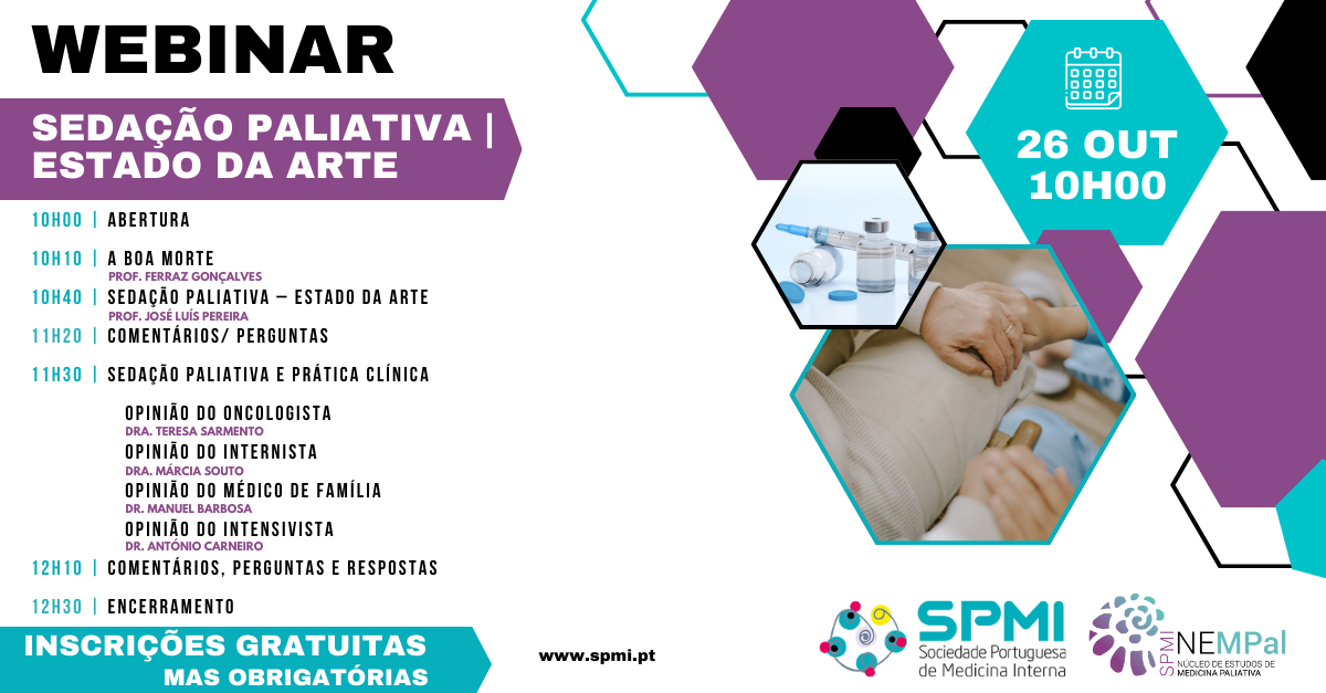 Webinar Sedação Paliativa