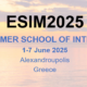 ESIM 2025 – Summer School